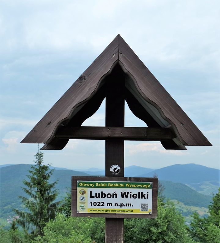 Luboń Wielki – szczyt Beskidu Wyspowego 1022m n. p. m