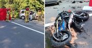 24-letni motocyklista zginął pod Lubinem. Nagranie mrozi krew w żyłach