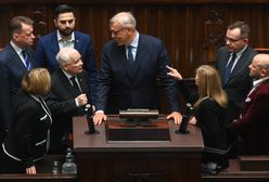 "Śmierdzielu, kanalio". Kaczyński "zwyzywał" Giertycha