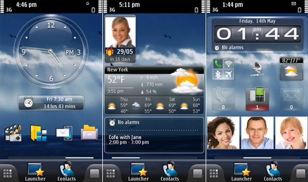 SPB Mobile Shell na telefonach Sony Ericsson Vivaz i Vivaz pro