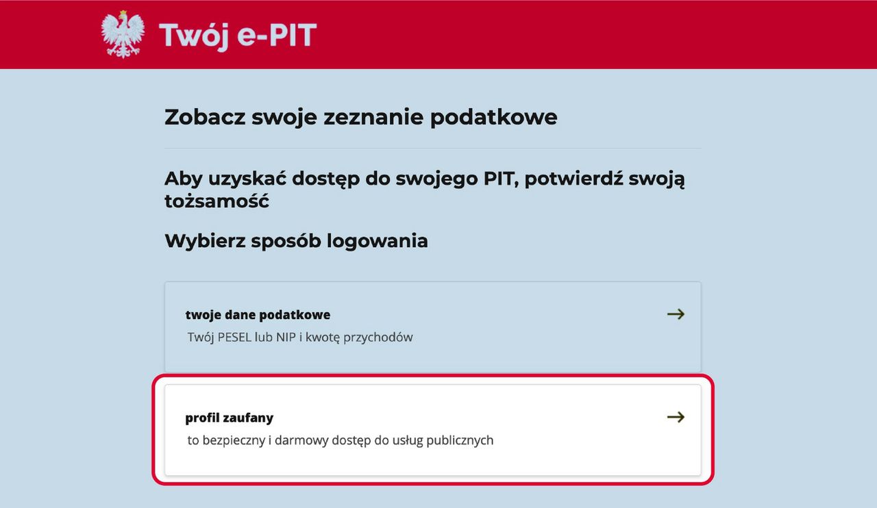 E-PIT tylko przez e-Urząd Skarbowy. Zobacz co się zmieniło w tym rok w dostępie do zeznania podatkowego