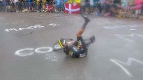 Fatalne warunki na otwarcie Tour de France. Problemy zawodników