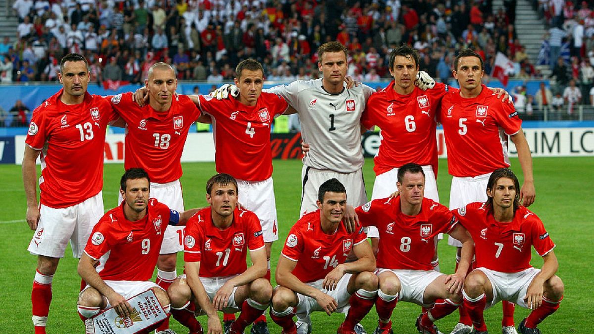 reprezentacja Polski podczas meczu otwarcia Euro 2008
