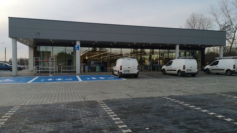 Dobiega końca budowa sklepu Aldi przy al. Spółdzielczości Pracy