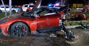 Maserati rozpadło się na pół - tragiczny wypadek w Houston