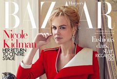Nicole Kidman na okładce "Harper's Bazaar"