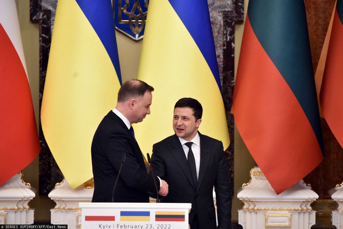 Rozmowa Andrzeja Dudy z prezydentem Ukrainy 