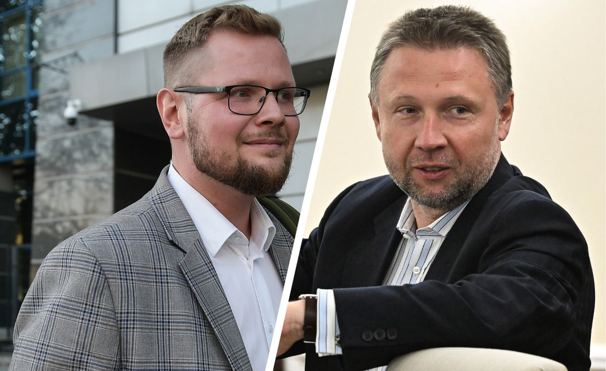 polityka, Michał Woś, marcin kierwiński, pis, KO Spięcie między Wosiem a Kierwińskim. Padły słowa o wódce