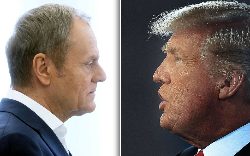 Premier Donald Tusk i prezydent Donald Trump.