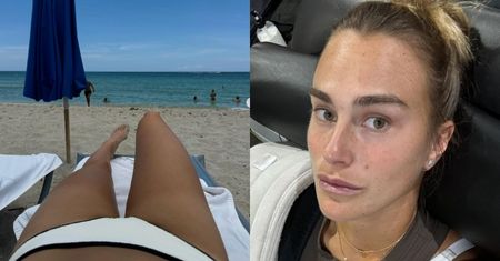 Aryna Sabalenka pozuje na wakacjach w bikini, chwaląc się imponującą sylwetką. Ogień? (ZDJĘCIA)