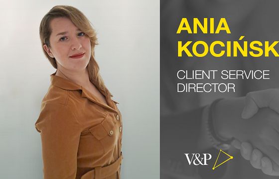 Anna Kocińska client service director w agencji V&amp;P