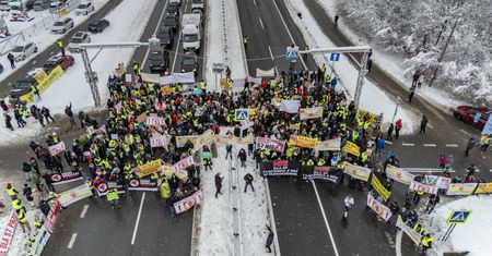 Protest przeciwko budowie S7. Oto co robili mieszkańcy