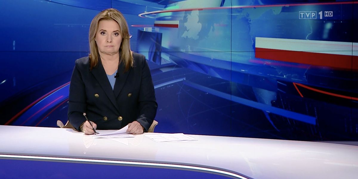"Wiadomości" TVP popełniły błąd. Holecka zabrała głos na antenie