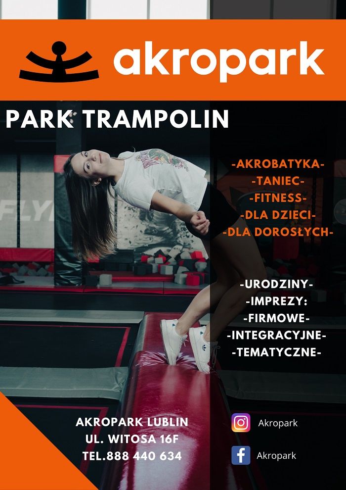 Oferta parku trampolin AKROPARK Lublin