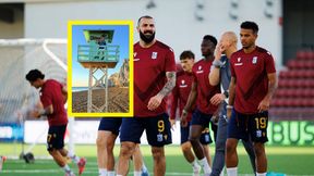 Takie obrazki na Gibraltarze. Słynny kibic Lecha dał o sobie znać