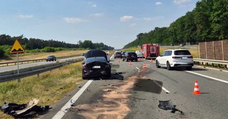 Zamknięty odcinek S17 w kierunku Warszawy. Jest komunikat policji