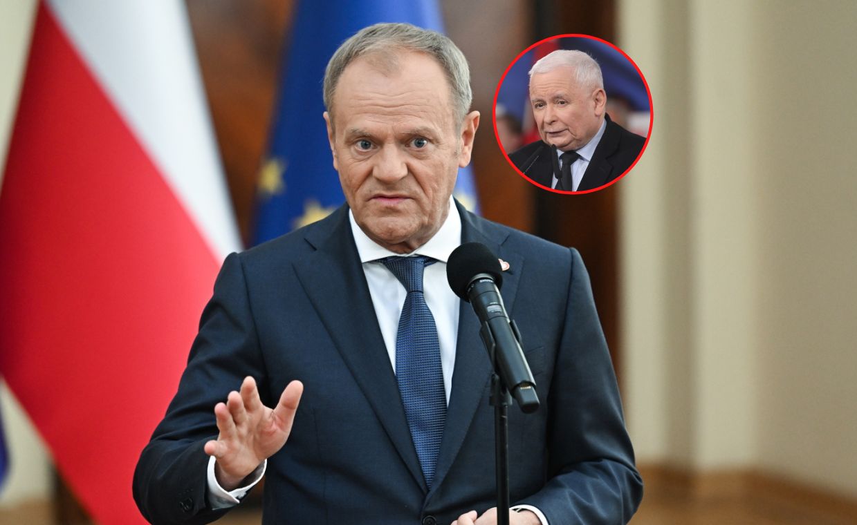 Tusk uderza w Kaczyńskiego. "Putin?"