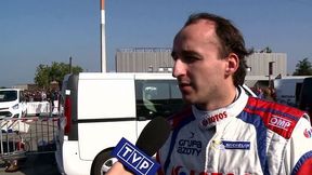 Robert Kubica: Jadę szybciej niż się spodziewałem