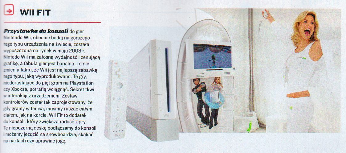 Wii Fit jednym z Technohitów 2008 Wprost