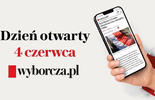 Serwis Wyborcza.pl w niedzielę 4 czerwca dostępny za darmo