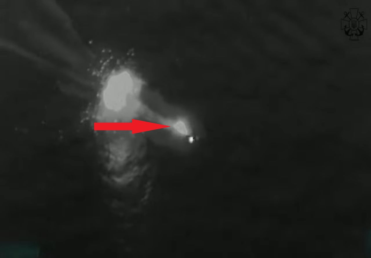 Atak na łódź "Raptor" przy użycia drona Bayraktar TB2
