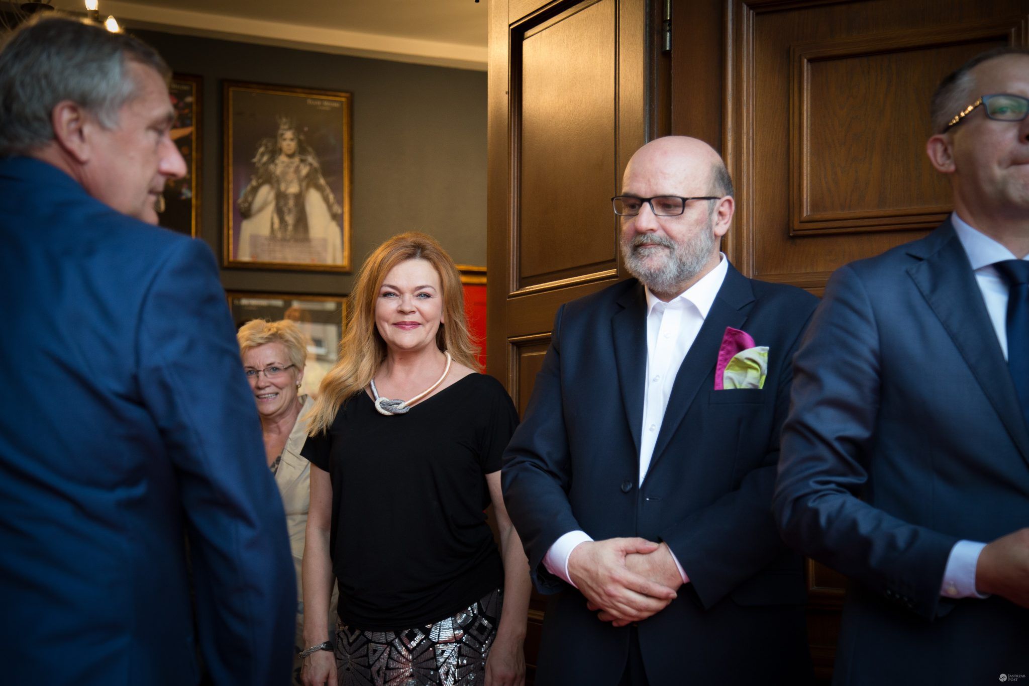 Beata Kawka na owarciu Teatru Miejskiego w Lesznie