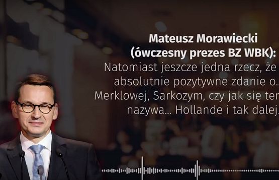 Onet opublikował podsłuchaną rozmowę Morawieckiego z wątkami prywatnymi. Węglarczyk: unikamy zarzutu manipulacji