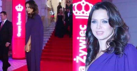 Elegancka Rusin na Balu Dziennikarzy