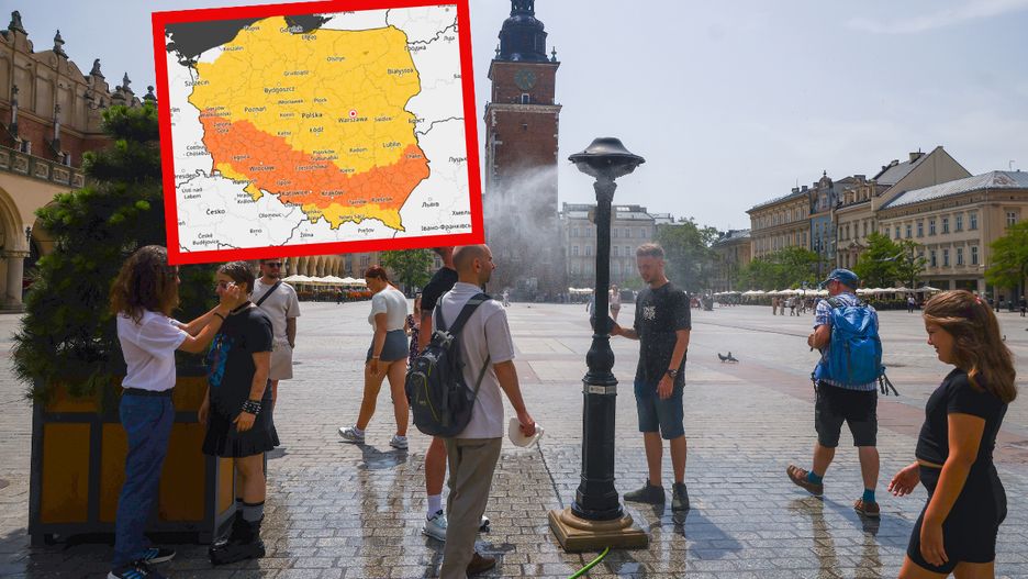 Skwar niemal w całej Polsce