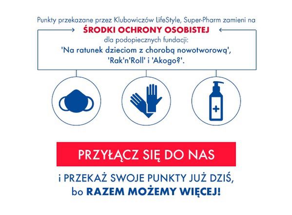 Super-Pharm działa charytatywnie, wspierając fundacje i nie tylko