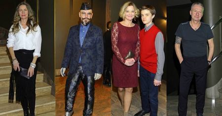 Gwiazdy na premierze spektaklu "Frankenstein": Bogusław Linda, Tomasz Kammel, Monika Zamachowska z synem...