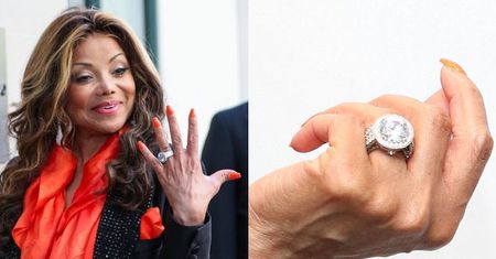 La Toya chwali się OGROMNYM diamentem!