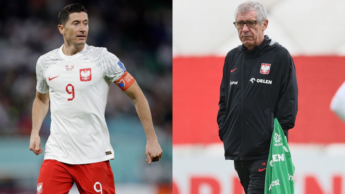 Robert Lewandowski i Fernando Santos