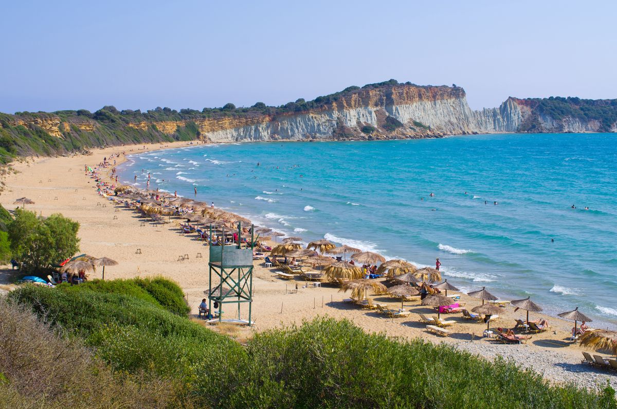 Plaże na Zakynhtosie są przepiękne