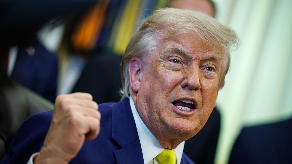Trump Approves $700 Million In Bid To Revive US Coal Industry
US President Donald Trump during a coal announcement in the Oval Office of the White House in Washington, DC, US, on Thursday, June 4, 2026. Trump said he would marshal hundreds of millions of US taxpayer dollars behind his bid to revitalize the coal industry in America, steering funds to build new power plants, sustain existing operations and construct an export terminal in California. Photographer: Samuel Corum/Sipa/Bloomberg via Getty Images
Bloomberg
fuels, north american, 2026uspolitics, united states of america, the white house, americas, fossil fuels, u.s.a., american, u.s. government, us, industries, energy, natural resources, government news, business news