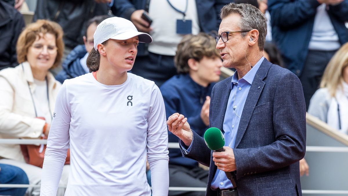 Getty Images / NurPhoto / Iga Świątek i Mats Wilander