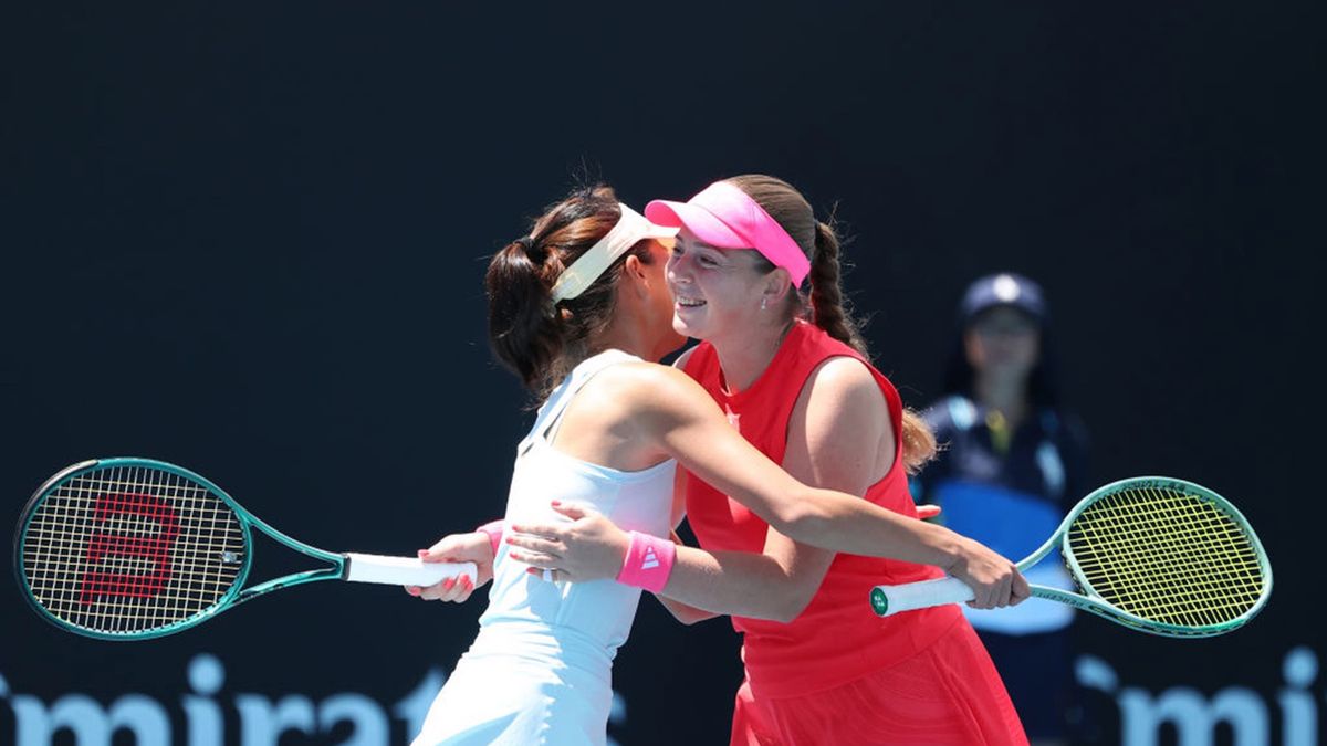 Getty Images / Kelly Defina / Na zdjęciu: Su-Wei Hsieh i Jelena Ostapenko