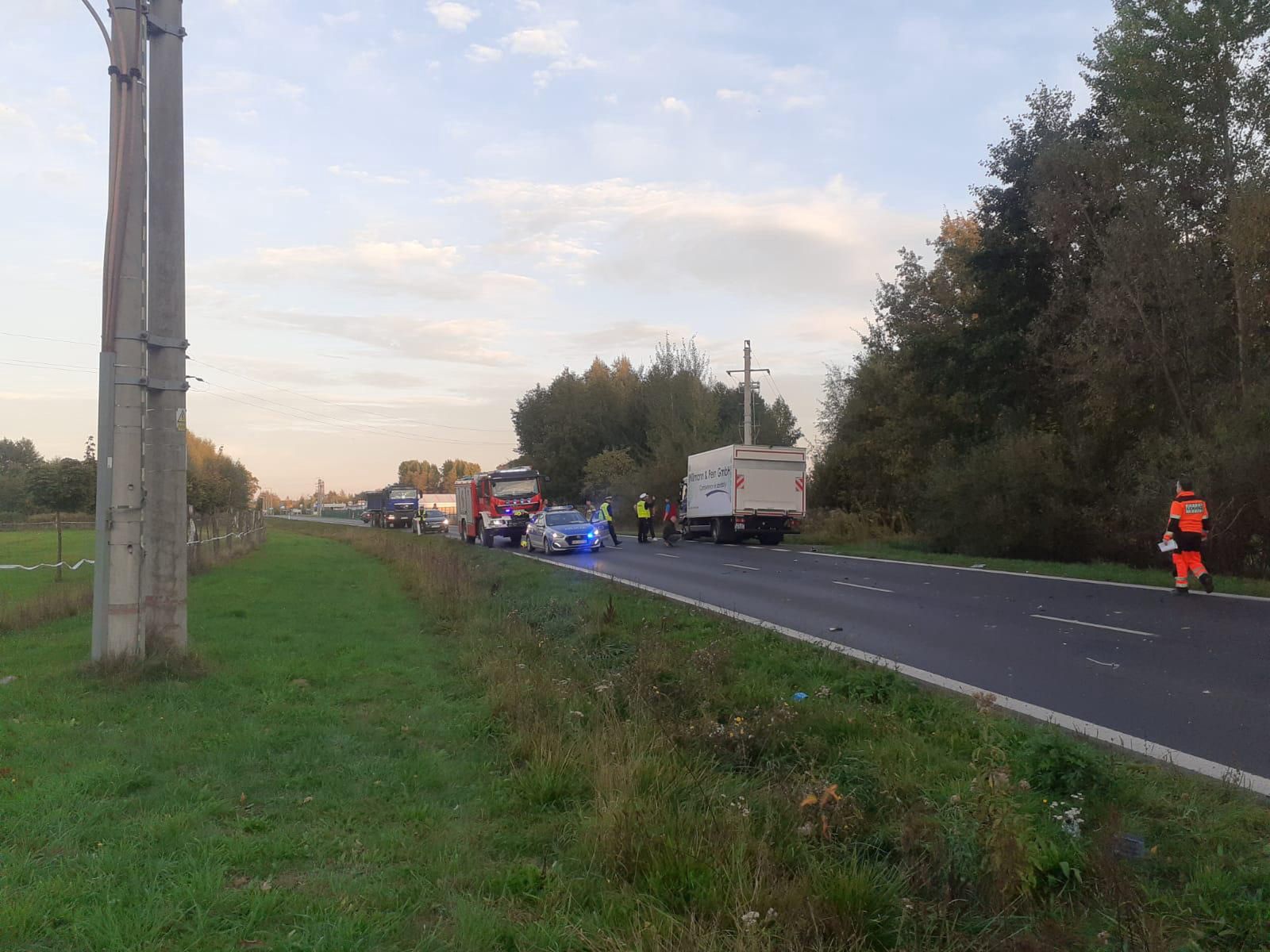 Wypadek na obwodnicy Nowego Tomyśla