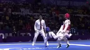 Niesamowicie ekwilibrystyczny nokaut. Polak na ustach świata