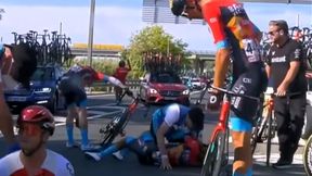 Vuelta a Espana: Dramat lidera zespołu Polaka.