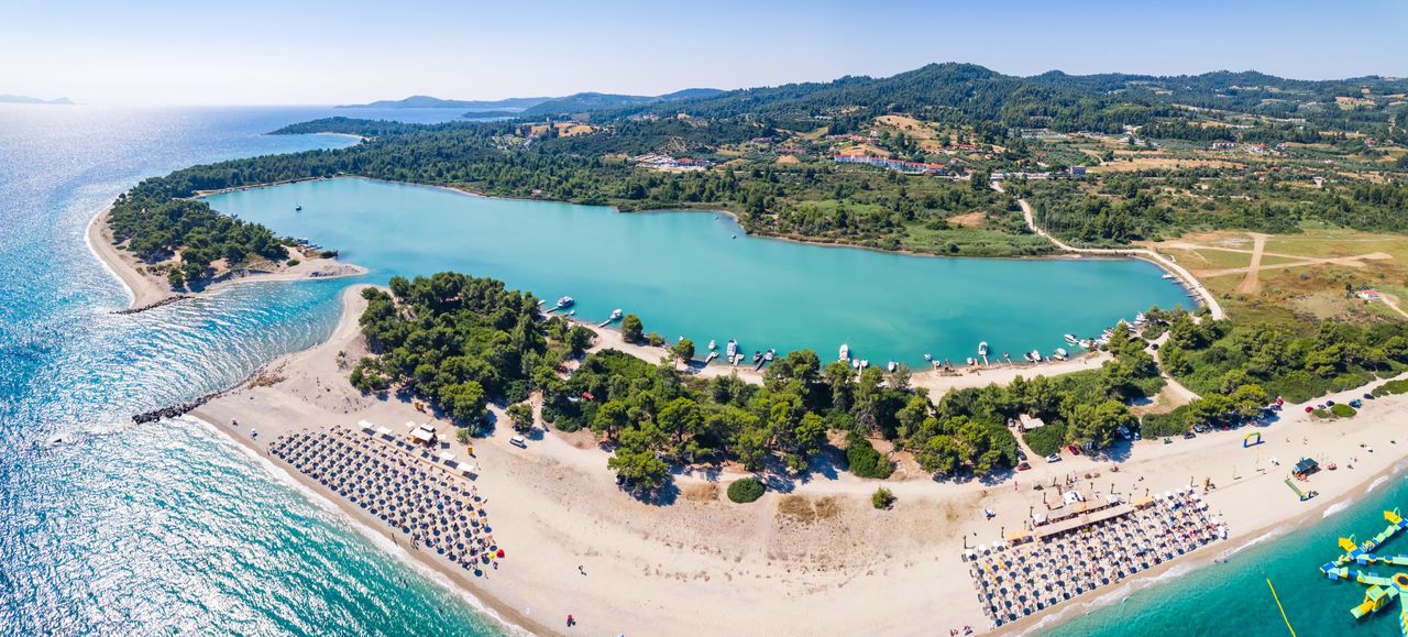 Glarokavos Port from a bird's eye view