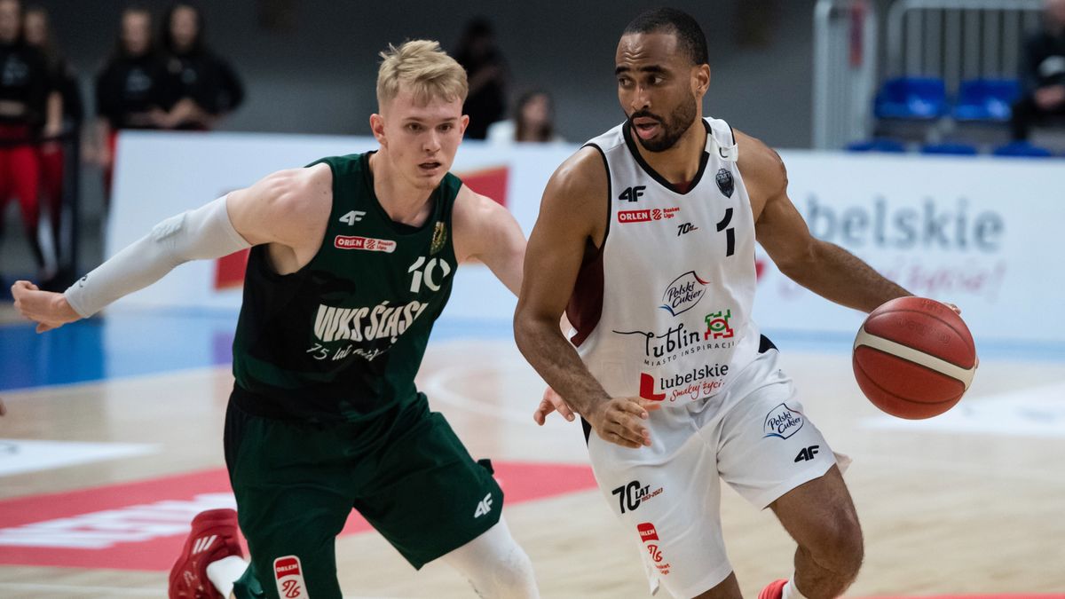 Getty Images / Wojtek Jargiło / Na zdjęciu: Jabril Durham (z prawej) i Łukasz Kolenda (z lewej)