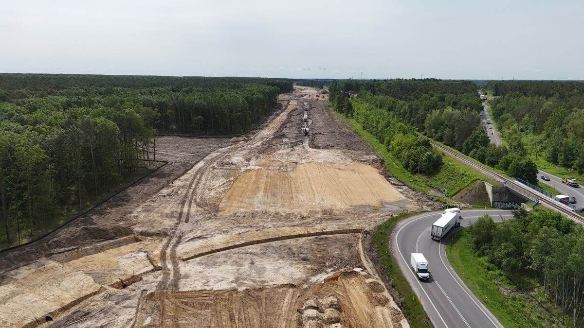Postęp prac na budowie trasy S19 Lublin - Lubartów