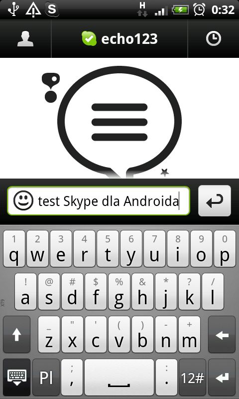 Skype dla Androida - test 6