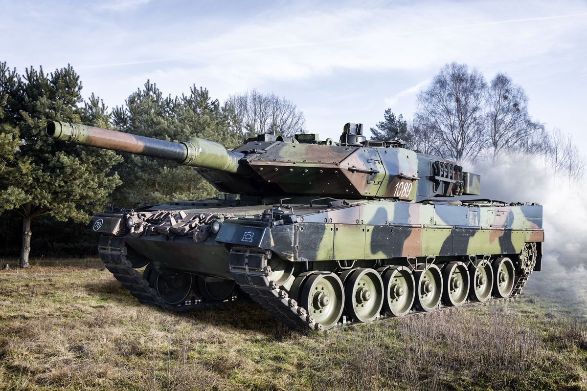 Niemiecki czołg Leopard 2A4

