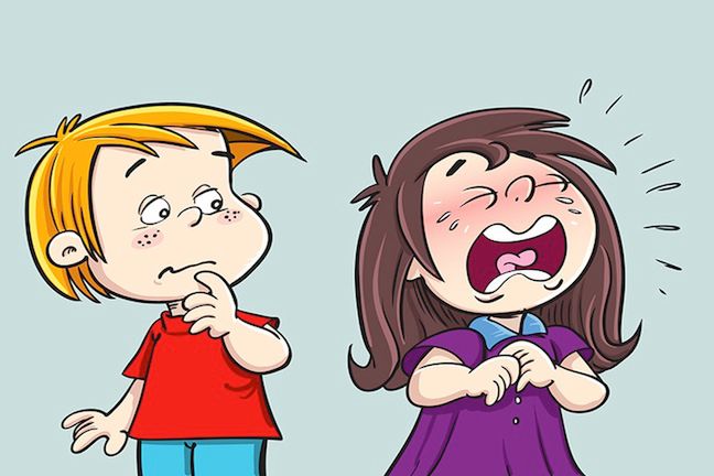 Dzieci bardzo często wyrażają swoje emocje przez płacz