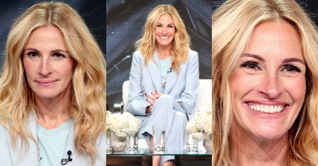 Wachlarz min Julii Roberts na konferencji prasowej nowego filmu
