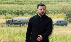 Zełenski zabrał głos po wybuchu rosyjskiej rakiety w Polsce