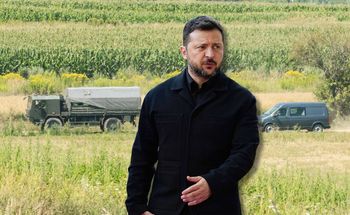 Zełenski zabrał głos po wybuchu rosyjskiej rakiety w Polsce