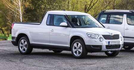 Škoda Yeti doczekała się też wersji pickup. To jedyny prototyp na świecie
